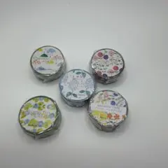 星燈社 マスキングテープ 5種セット