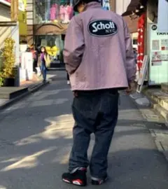 SCHOTT oval logo coach jacket size Lのサムネイル