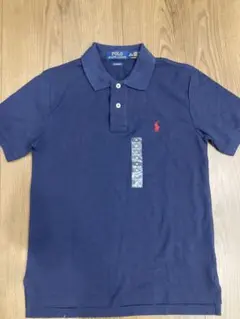 POLO RALPH LAUREN ネイビーポロシャツ M（10-12）