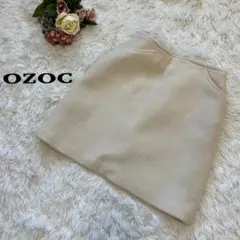 【OZOC】オゾック　アイボリー　タイトスカート　Aライン　36