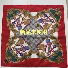 ★新品未使用★ セリーヌ大判ハンカチ　レッド