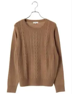 earth music&ecology ケーブルニットプルオーバー　Mサイズ