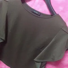 スーパーセール品‼️38号エムズセレクト半袖カットソー緑¥4580↓のサムネイル