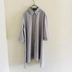 【BUONA GIORNATA】シャツワンピース　羽織り　ロングシャツ