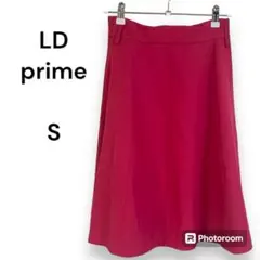 LDプライム　プリーツスカート　ひざ丈　小さめ　無地　シンプル　ナチュラル　古着のサムネイル