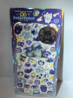 光るジュエルプチドロップ　ストーンつき★ 星空ドロップ