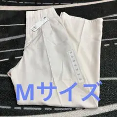 GU 新品　カラースラックス　ナチュラル　Mサイズ