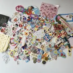 シール　大量　平成レトロ　ラメ入り　シール交換　平成女児　キャラクター