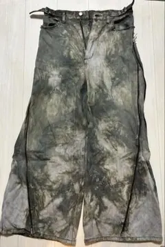 GRANCY ZipDesign Buggy DenimPants