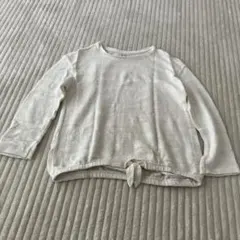 Zara Girls 7/8 ホワイト長袖カットソー