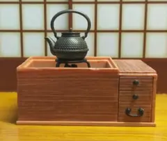 長火鉢　リーメント　ミニチュア