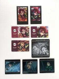 鬼滅の刃　ダイニング　クリアカード　ポイントカード　チェキ風ブロマイド　炭治郎
