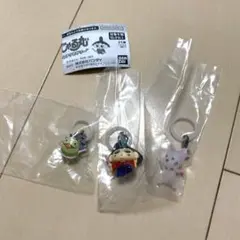 おじゃる丸めじるしアクセサリー　ガチャガチャ3種類まとめ売り