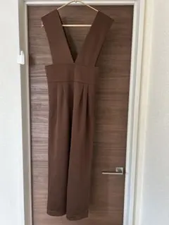 ブラウン サロペット