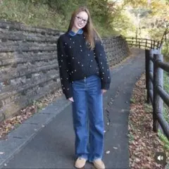 moussy ストレートデニムパンツ26