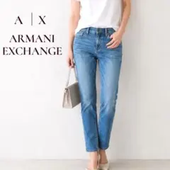 【脚ラインすっきり⭐️M】 A|X アルマーニエクスチェンジ スキニー デニムのサムネイル