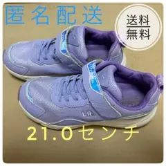 LUV RUSH スニーカー 21.0cm パープル