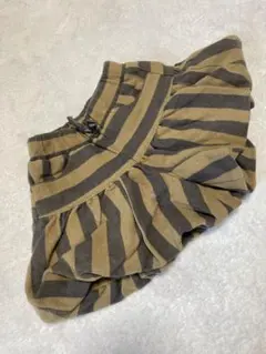 ブランシェス　ショートパンツ　110 かぼちゃパンツ ハロウィン　ストライプ