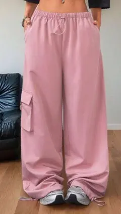 新品未使用　カーゴパンツ　ベビーピンク