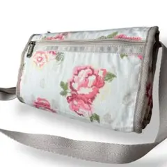 美品レスポートサック 花 ミニショルダーバッグ　斜め掛け　肩かけ　2way