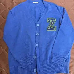 ZARA 青 カーディガン Lサイズ