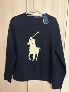 Ralph Lauren ネイビー クルーネック トレーナー M