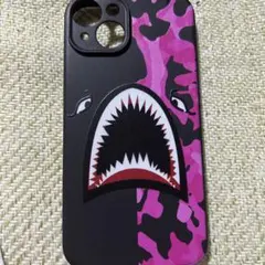 A BATHING APE iPhone14 ケース シャーク ピンクカモのサムネイル