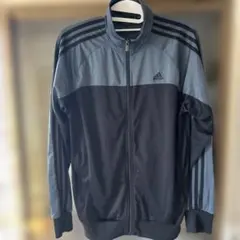 adidas ジャージジャケット Mサイズ グレー/ブラック