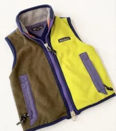 Denim Dungaree フリースベスト クレイジーカラー