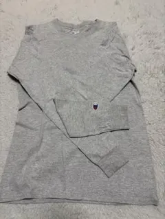 Champion グレー 長袖Tシャツ S