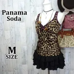 ベロアキャミ レオパード柄 ヒョウ柄 00s 平成ギャル グランジ y2k