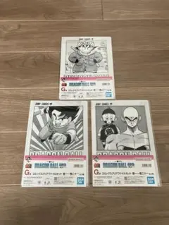 ドラゴンボール40th 一番くじ　コミックスクリアファイルセット　3種セット