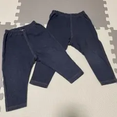 UNIQLO レギンス　リラックスフィット80・90サイズ 2点セット
