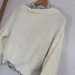 花柄　フリル付き　半袖　ブラウス　apres jour