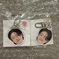 treasure ハルト 顔アクキー 喜 楽 2個セット パルツ