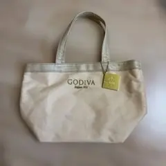 「GODIVA トートバッグ ノベルティ ゴールド ベージュのサムネイル