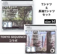 【新品未使用】ファミマ フォトTシャツ 半袖＆長袖2枚セットMサイズ