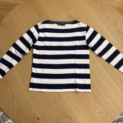 SAINT JAMES ストライプ長袖Tシャツ ネイビー/ホワイト
