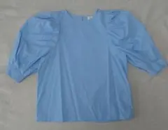 OPAQUE.CLIP C C/Ryブロード ボリュームスリーブブラウス