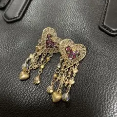 イヤリング　エドマッチョ　ハート　ゴールド