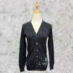 y2k archive 00 バーバリーブルーレーベル ロゴ カーディガン