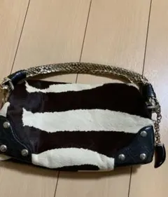 DESMOハラコ革ハンドバッグ