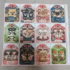 可愛い子犬のパネル生地 ハンドメイド素材