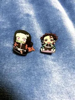 鬼滅の刃　ピンバッジ　2個セット　竈門炭治郎　竈門禰豆子