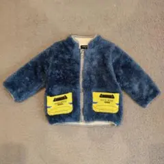 新幹線　ドクターイエロー　フリース　ジャンパー　90