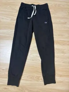 Champion ブラック スウェットパンツ S