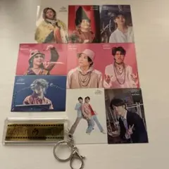 ミセスバベルの塔フォトカード9枚セットと銀テキーホルダー