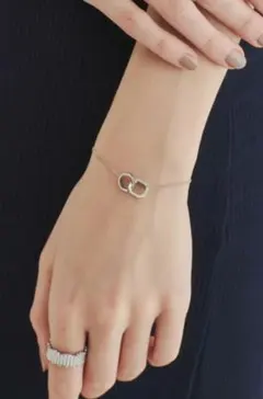 シルバーブレスレット◆サージカルステンレス