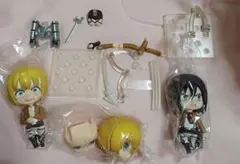 進撃の巨人 ねんどろいど ミカサ・アッカーマン アルミン・アルレルト 2体セット