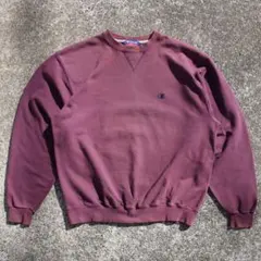 Champion US企画 ロゴ刺繍 フェード○ ゆったり幅 古着 スウェット